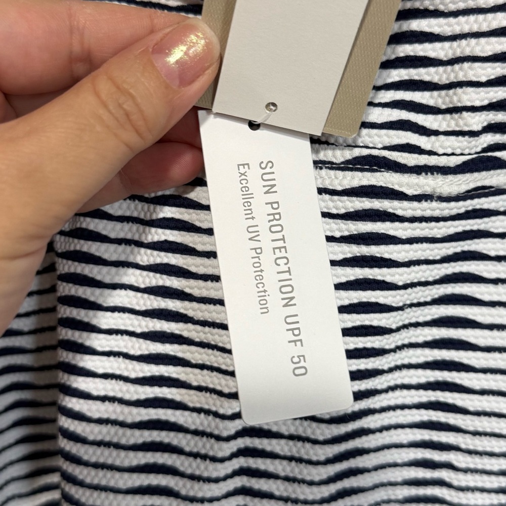NEW Tommy Bahama Women's Island Cays Stripe Tankini Top Swimwear Size L - Picture 9 of 11